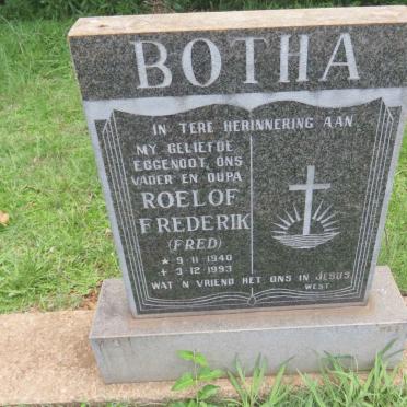 BOTHA Roelof Frederik 1940-1993