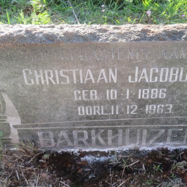 BARKHUIZEN Christiaan Jacobus 1886-1963