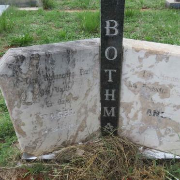 BOTHMA Pagel 1932- & Anet 1930-2004