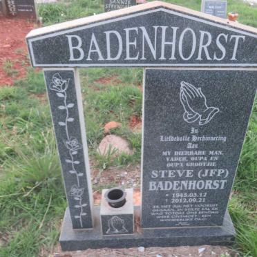 BADENHORST J.F.P. 1945-2012