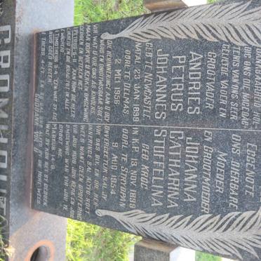 CROMHOUT Andries Petrus Johannes 1899-1956 &amp; Johanna Catharina Stoffelina KROG 1899-1954