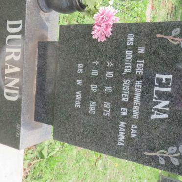 DURAND Elna 1975-1996
