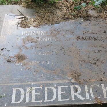 DIEDERICKS Johannes Stephanus 1915-1989 &amp; Martha Magdalena 1921-2000