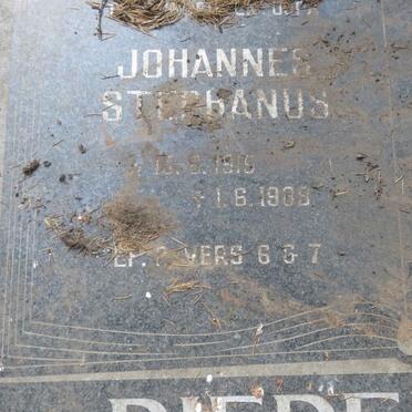 DIEDERICKS Johannes Stephanus 1915-1989 &amp; Martha Magdalena 1921-2000