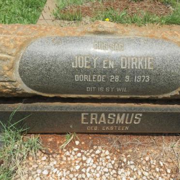 ERASMUS Joey nee EKSTEEN -1973 :: ERASMUS Dirkie -1973