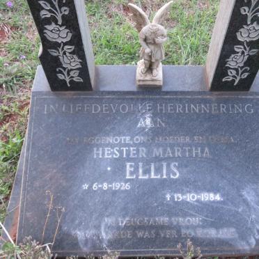 ELLIS Hester Martha 1926-1984