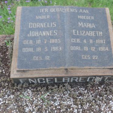 ENGELBRECHT Cornelis Johannes 1885-1963 &amp; Maria Elizabeth 1887-1964