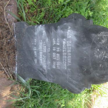 ENGELBRECHT Cornelius Johannes 1857- &amp; Anna Catharina Maria 1861-1919