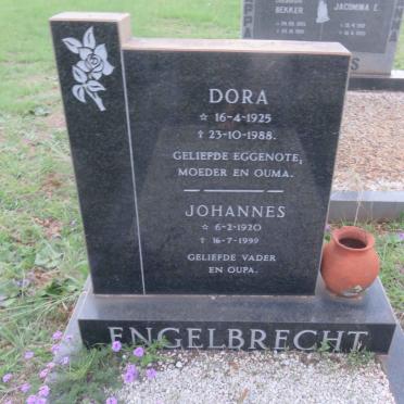 ENGELBRECHT Johannes 1920-1999 &amp; Dora 1925-1988
