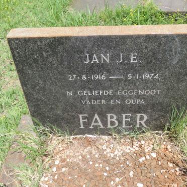 FABER Jan J.E. 1916-1974