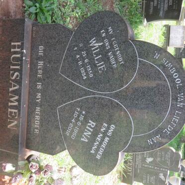 HUISAMEN Willie 1950-1994 &amp; Rina 1950-2012