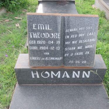 HOMANN Emil Theodore 1920-1984