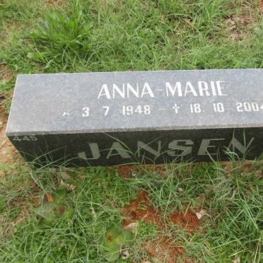 JANSEN Anna-Marie 1948-2004
