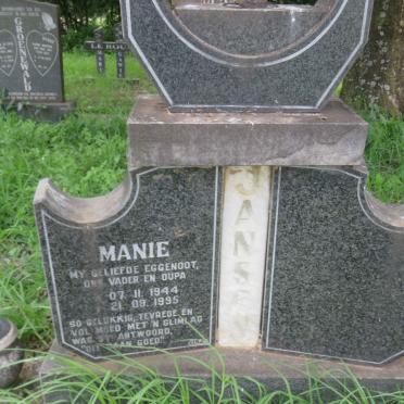 JANSEN Manie 1944-1995
