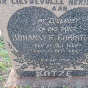 KOTZE Johannes Christiaan 1888-1950