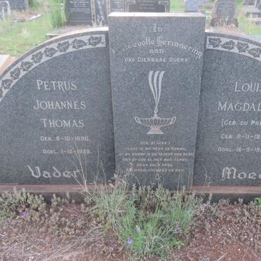 KRUGEL Petrus Johannes Thomas 1890-1958 &amp; Louisa Magdalena DU PREEZ 1898-1956