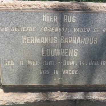 LOUWRENS Hermanus Barnardus 1881-1941