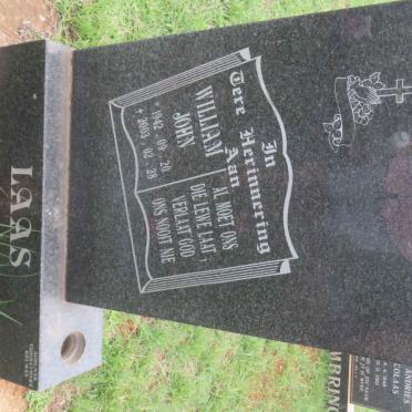 LAAS William John 1942-2003