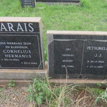 MARAIS Cornelius Hermanus 1914-1979 & Petronella J.J. 1923-1999 :: MARAIS Cornelius Hermanus 1962-1984 _2