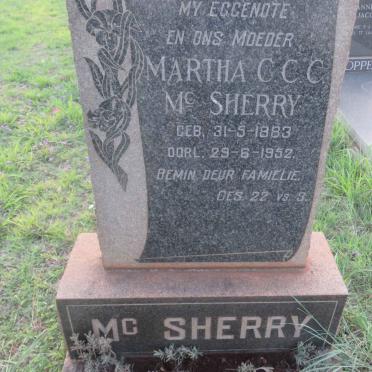 McSHERRY Martha C.C.C. 1883-1952