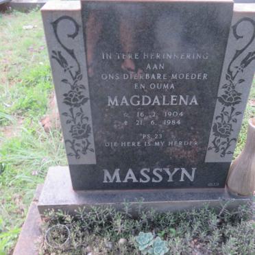 MASSYN Magdalena 1904-1984