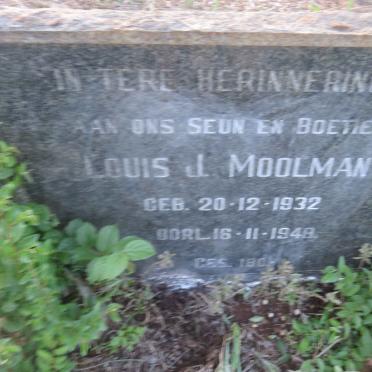 MOOLMAN Louis J. 1935-1948