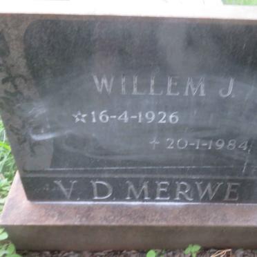 MERWE Willem J., v.d. 1926-1984