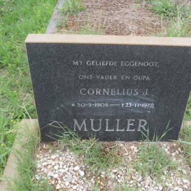 MULLER Cornelius J. 1905-1979