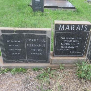 MARAIS Cornelius Hermanus 1914-1979 & Petronella J.J. 1923-1999 :: MARAIS Cornelius Hermanus 1962-1984 _1
