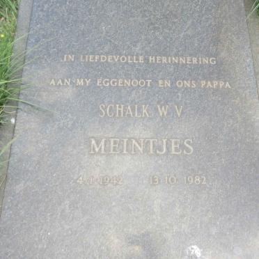 MEINTJES Schalk W.V. 1942-1982