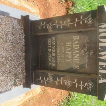 MOLWELA Badanile Happy 1977-2006