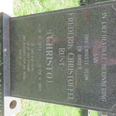 MERWE Frederik Christofel Rust, van der 1973-1997