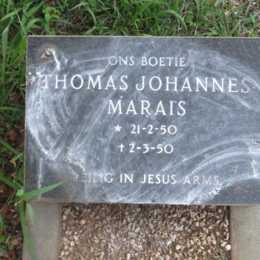 MARAIS Thomas Johannes 1950-1950