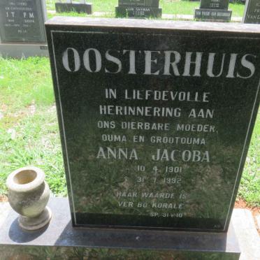 OOSTERHUIS Anna Jacoba 1901-1992