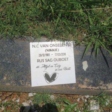ONSELEN N.C., van 1961-2018