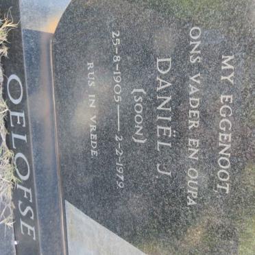OELOFSE Daniel J. 1905-1979