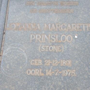 PRINSLOO Nicolaas Marthinus 1886-1961 &amp; Johanna Margaretha STONE 1891-1975