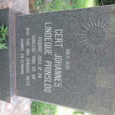 PRINSLOO Gert Johannes Lindeque 1953-1990