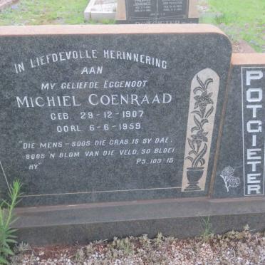POTGIETER Michiel Coenraad 1907-1959 & Susanna Philippina LAVERTY nee BENNETT 1908-1995 _1