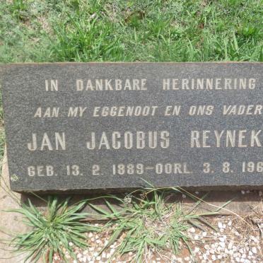 REYNEKE Jan Jacobus 1889-1965