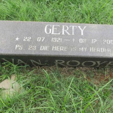 ROOYEN Gerty, van 1921-2003