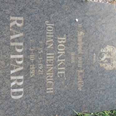 RAPPARD Johan Heinrich 1921-1995