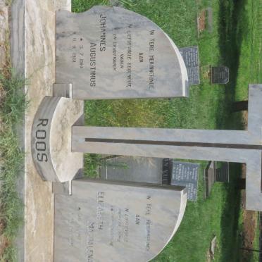 ROOS Johannes Augustinus 1914-1981 &amp; Elizabeth Magdalena 1917-1988
