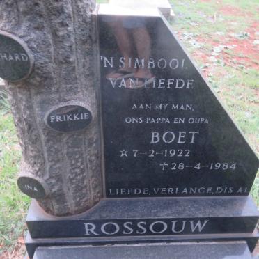 ROSSOUW Boet 1922-1984