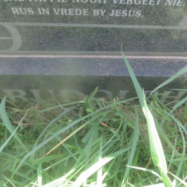 RUDOLPH Johannes Hendrik 1954-2009
