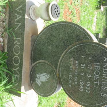 ROOYEN Andries S., van 1933-1990
