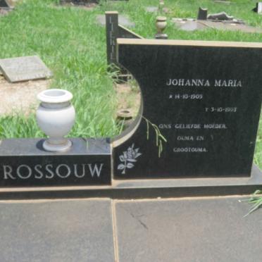 ROSSOUW Jan Adriaan 1905-1981 & Johanna Maria 1909-1993 _2