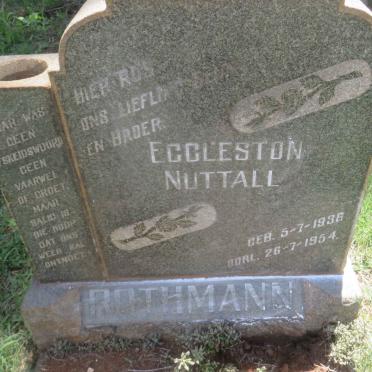 ROTHMANN Eggleston Nuttall 1936-1954