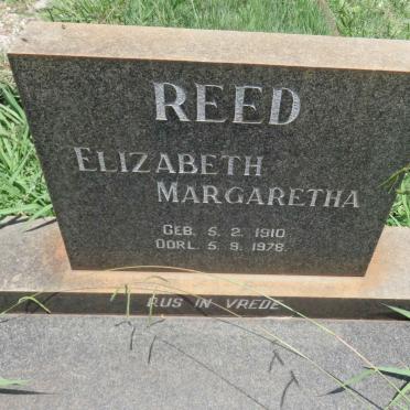 REED Elizabeth Margaretha 1910-1978