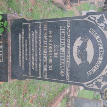 SMIT Hendrik Johannes 1914-1936